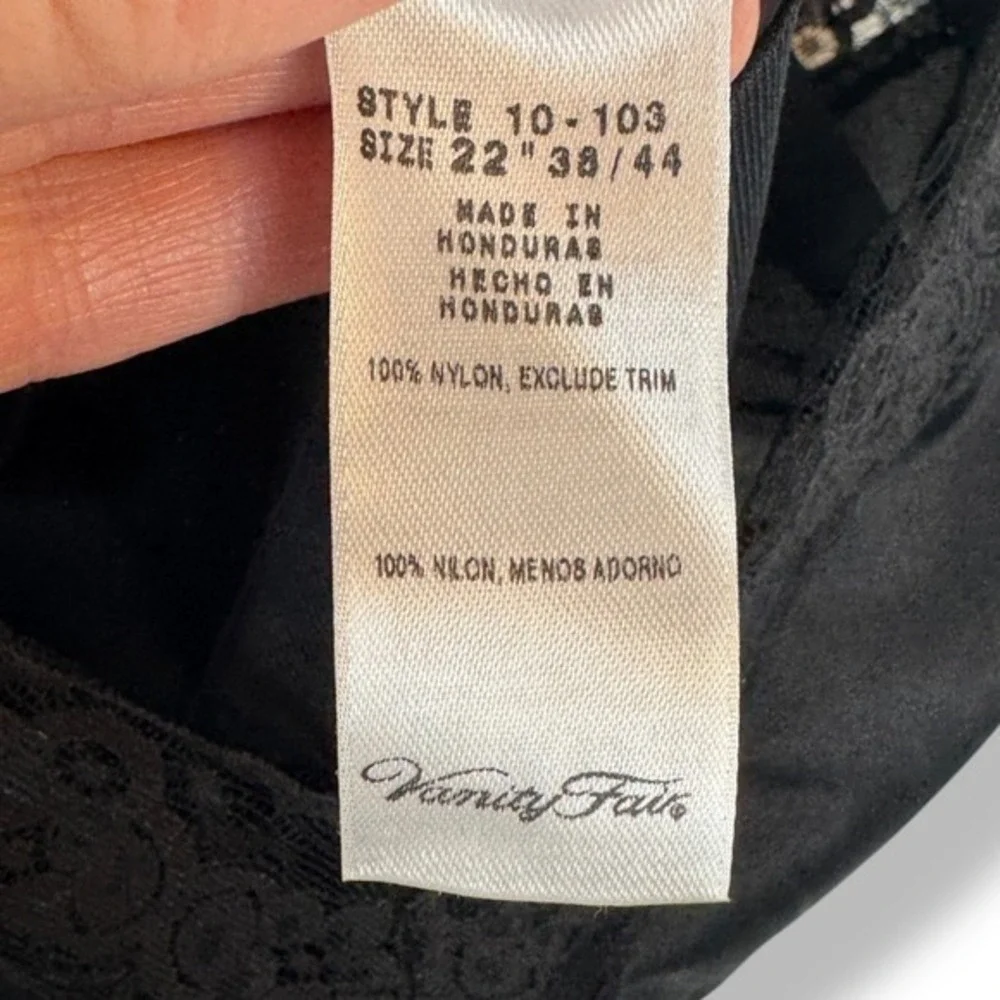 Vintage Vanity Fair Babydoll Satin Lace Slip‎ Dress Fits Size Medium Lingerie